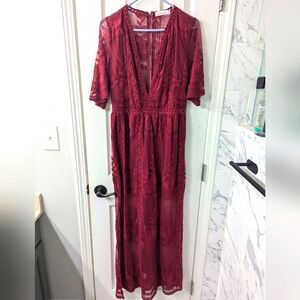 Red Maxi Dress